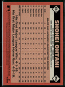 2021 Topps Chrome Ben Baller Edition 1986 Topps Baseball Shohei Ohtani #86TB-9
