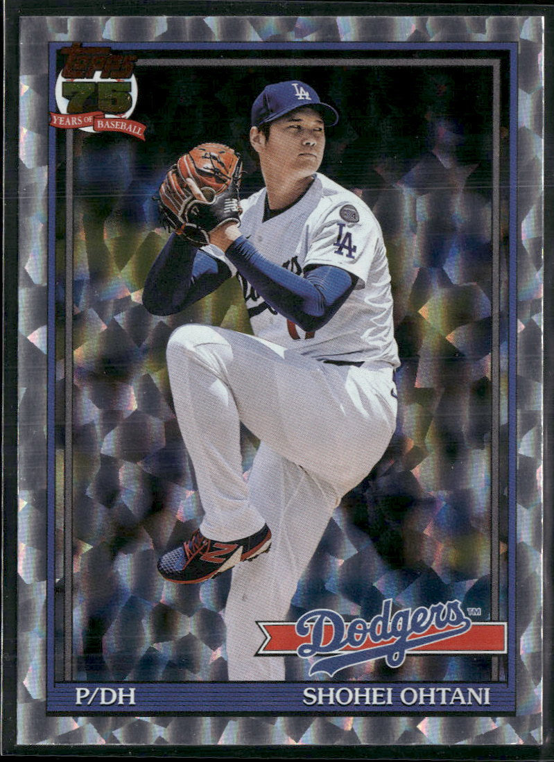 2026 Topps 1991 Baseball 35th Anniversary Crackle Foil Shohei Ohtani #T91-100