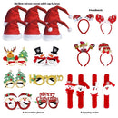 Christmas Decorations Glasses Suit