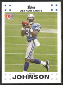 2007 Topps Exclusive Rookies Calvin Johnson #2