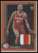 2025-26 Topps Orange Holo Foil Asa Newell RC #/25 #223