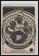 2024-25 Panini Court Kings Art Nouveau Shai Gilgeous-Alexander #AN-SGA