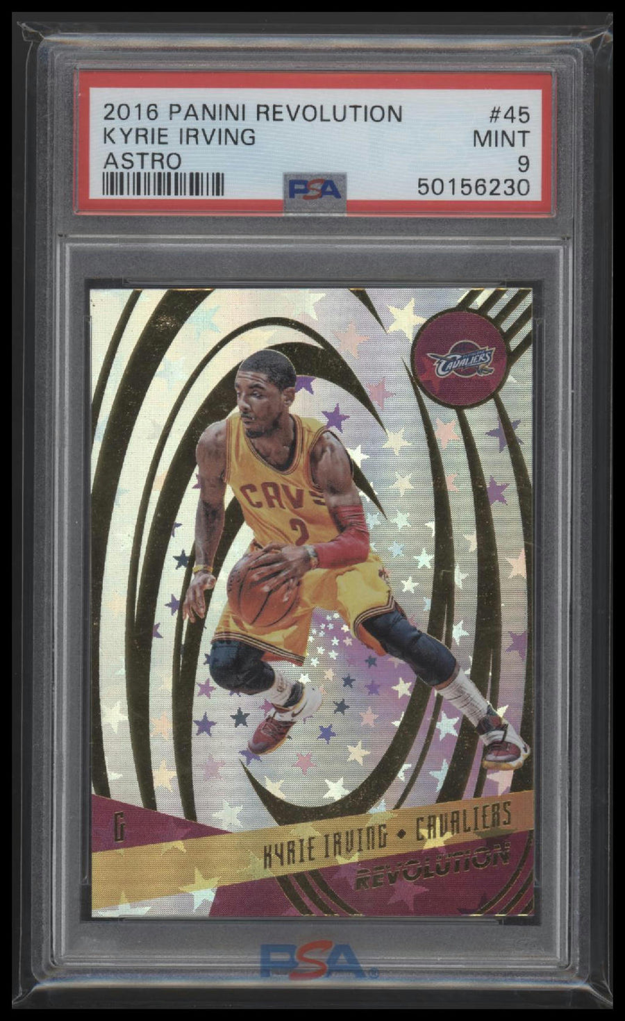 2016 Panini Revolution Astro Kyrie Irving 9 PSA #45