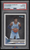 2019 Panini Donruss Ja Morant 10 PSA #202