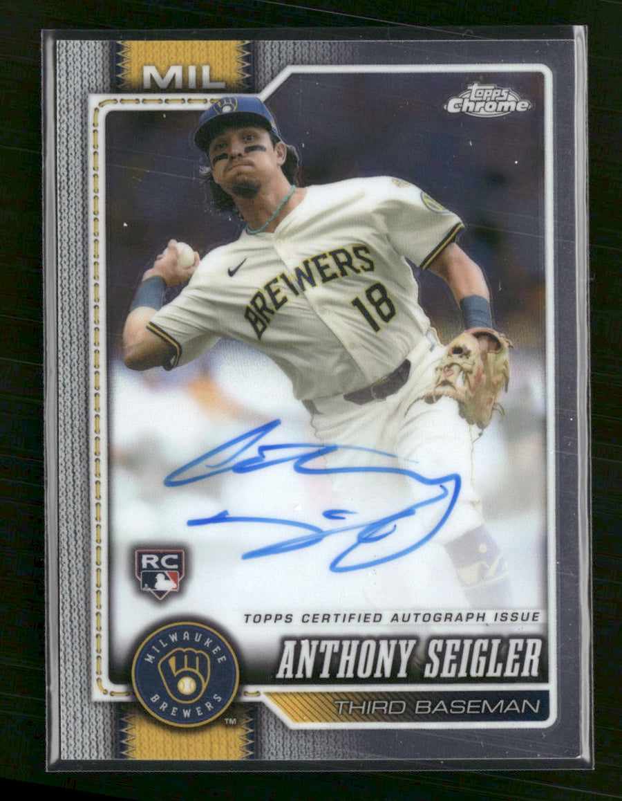 2026 Topps Chrome Rookie Autographs Anthony Seigler AU #RA-AS