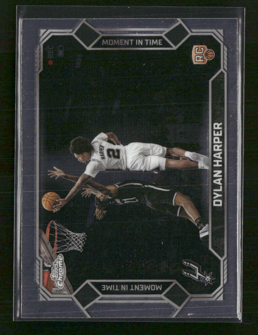 2025-26 Topps Chrome Update Moment In Time Dylan Harper #MT-17