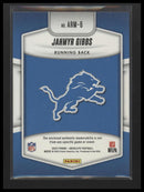 2023 Panini Absolute Absolute Rookie Materials Jahmyr Gibbs #ARM-6