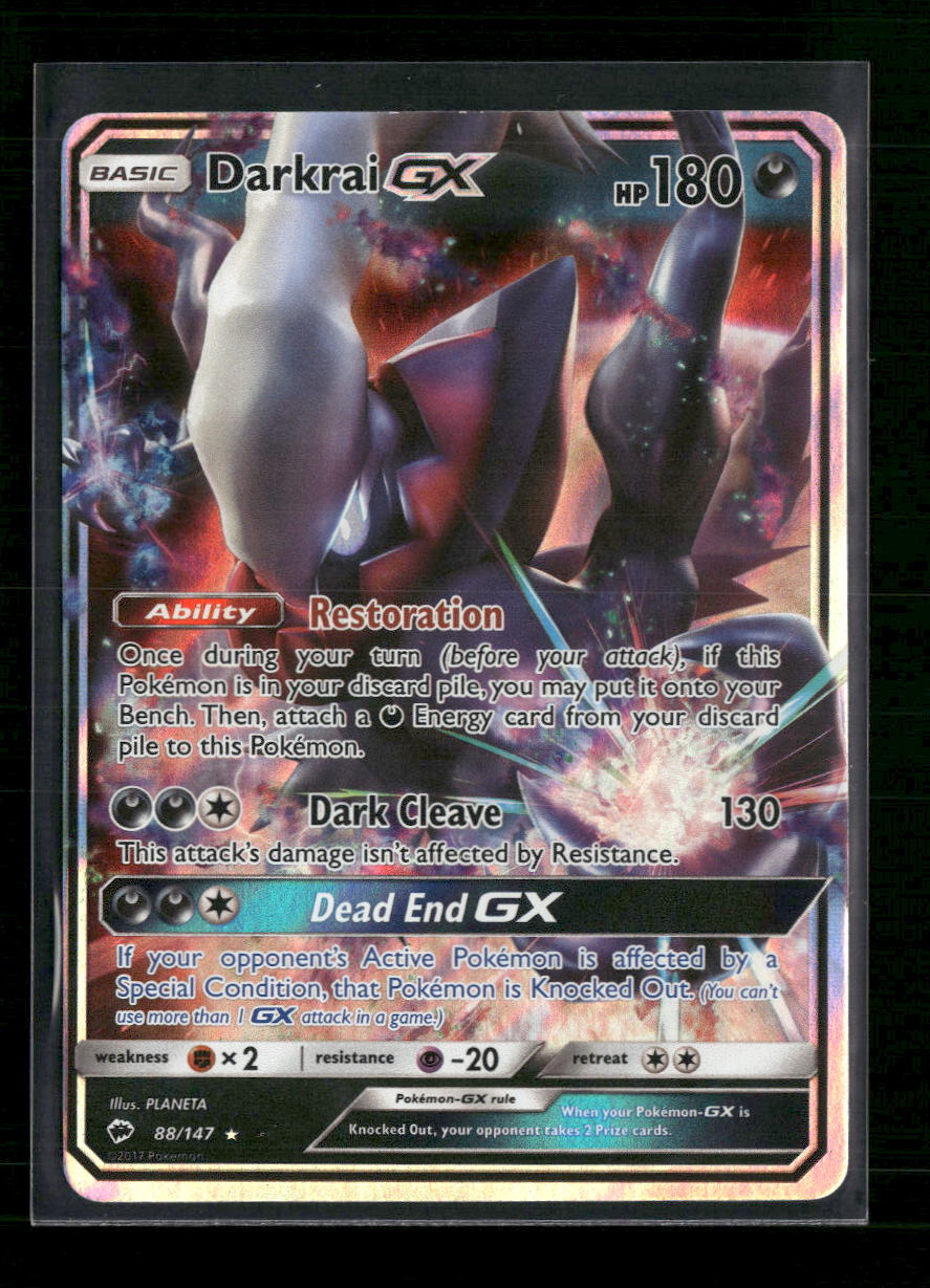 SM - Burning Shadows Darkrai GX #88/147