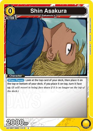 Shin Asakura (013) (UE19BT/SMD-1-013) - UE19BT SAKAMOTO DAYS Foil