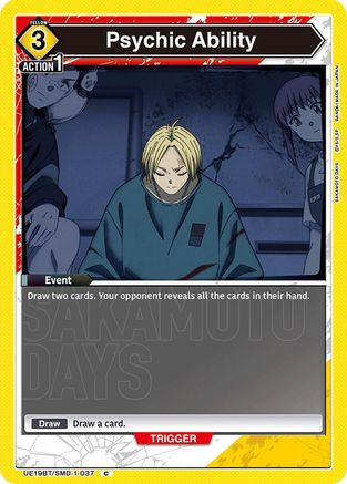 Psychic Ability (UE19BT/SMD-1-037) - UE19BT SAKAMOTO DAYS