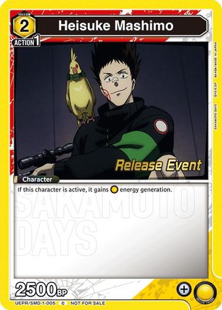 Heisuke Mashimo (005) (Release Event) (UE19BT/SMD-1-005) - UE19BT SAKAMOTO DAYS Release Event Cards