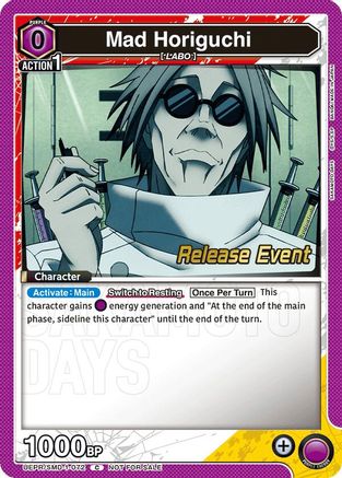 Mad Horiguchi (Release Event) (UE19BT/SMD-1-072) - UE19BT SAKAMOTO DAYS Release Event Cards