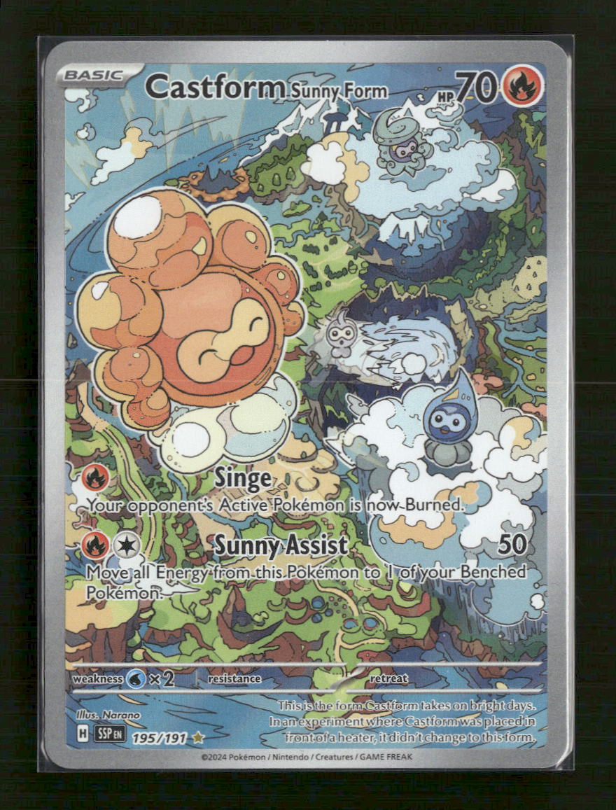 SV08: Surging Sparks Castform Sunny Form #195/191