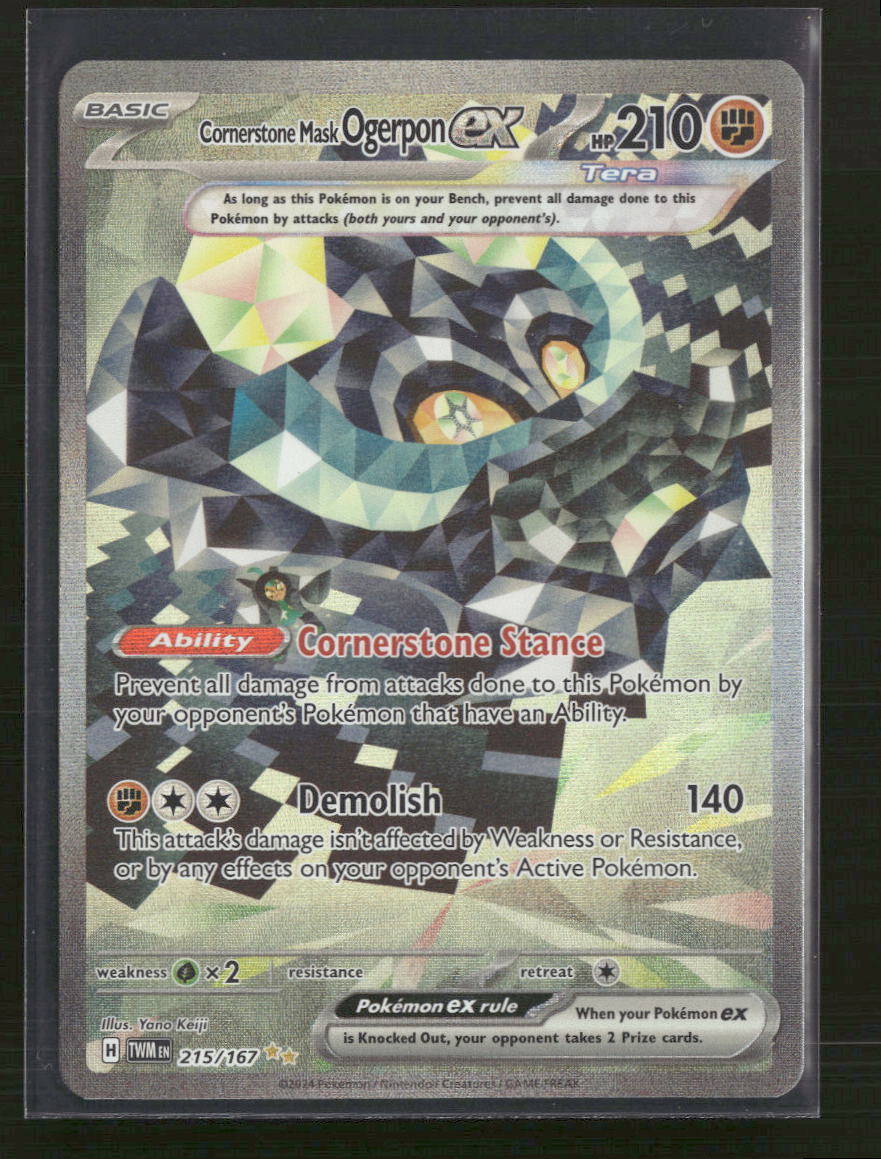 SV06: Twilight Masquerade Cornerstone Mask Ogerpon ex #215/167