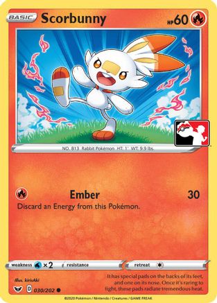 Scorbunny (Library Exclusive) 031/null - Miscellaneous Cards & Products Reverse Holofoil