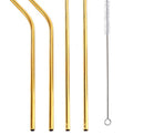 Colourful Reusable Stainless Steel Straws