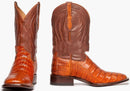 Embroidered Plaid Pointed Men's Boots