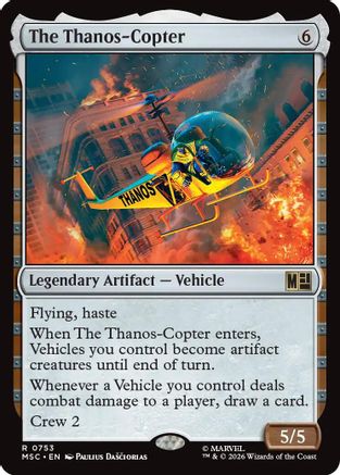 The Thanos-Copter (MSC-753) - Commander: Marvel Super Heroes Foil