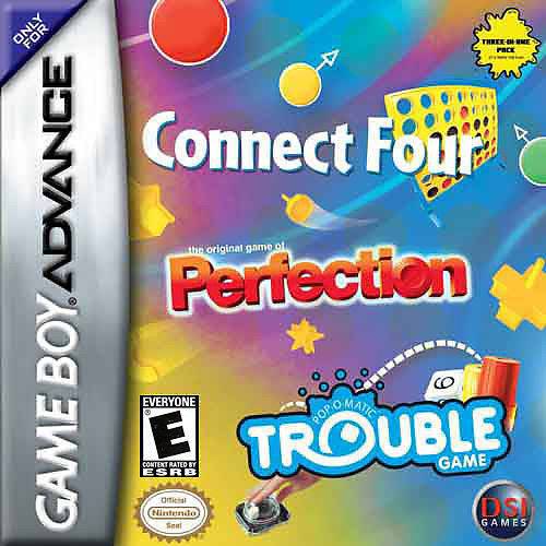 Connect Four / Perfection / Trouble (Gameboy Advance)