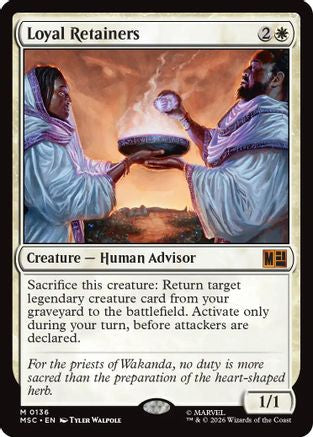 Loyal Retainers (MSC-136) - Commander: Marvel Super Heroes