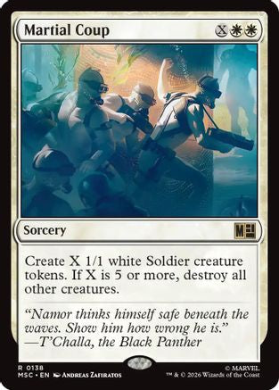 Martial Coup (MSC-138) - Commander: Marvel Super Heroes