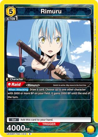 Rimuru (012) (UE20BT/TSK-1-012) - UE20BT That Time I Got Reincarnated as a Slime Foil
