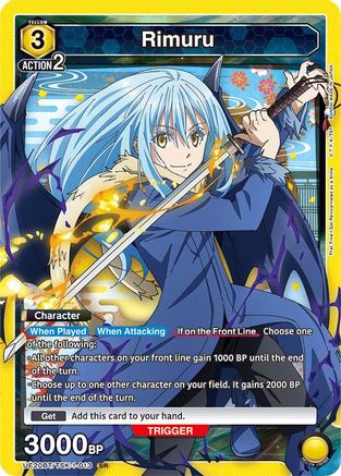 Rimuru (013) (UE20BT/TSK-1-013) - UE20BT That Time I Got Reincarnated as a Slime Foil