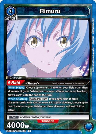 Rimuru (052) (UE20BT/TSK-1-052) - UE20BT That Time I Got Reincarnated as a Slime Foil