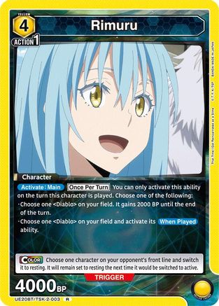 Rimuru (003) (UE20BT/TSK-2-003) - UE20BT That Time I Got Reincarnated as a Slime Foil