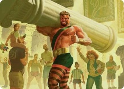 Hercules, Prince of Power Art Card (AAMSH-013) - Art Series: Marvel Super Heroes