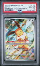 2025 Pokemon Black Star Promo Prismatic Evolutions Etb Eevee 10 PSA #173
