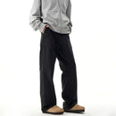 Mens Casual Straight-leg Wide-leg Pants