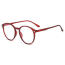 Round-frame Retro Blue-light-blocking Eyeglass Frame