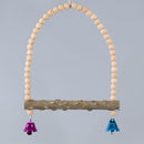 Parrot Solid Wood Stand Rod Swing Grinding Claw Toy