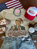 Santa Trump Home for Christmas Tee