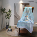 Personalized Kawaii Seal Blanket | Custom Name | Cute Seal Throw