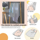 Personalized Kawaii Seal Blanket | Custom Name | Cute Seal Throw