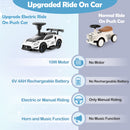 6V Electric Kids Ride on Push Car Maserati Licensed with Foot Pedal and Music
