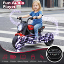 6V Kids Electric Motorcycle with LED Headlight and Music for Toddlers Aged 3-5