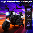 6V Kids Motorcycle with Headlight and Music and Training Wheels