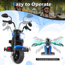 6V Kids Motorcycle with Headlight and Music and Training Wheels