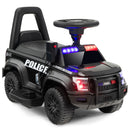 6V Kids Ride On Police Car with Real Megaphone and Siren Flashing Lights