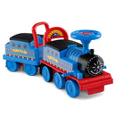 6V Ride on Train 2-Seater with Carriage and Flashing LED Lights