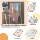 Personalized Kawaii Axolotl Blanket | Custom Name | Orange Axolotl Throw