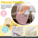 Personalized Kawaii Axolotl Blanket | Custom Name | Orange Axolotl Throw