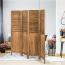 5.6 Ft Tall 4 Panel Folding Privacy Room Divider