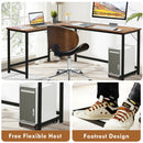 L Shaped Desk Corner Computer Desk PC Laptop Gaming Table Workstation