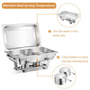 2 Packs Stainless Steel Chafing Dish