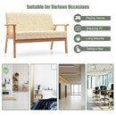 Modern Fabric Loveseat Sofa Couch Upholstered 2-Seat Armchair