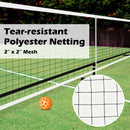 22 Feet Portable Pickleball Net Set System with Carry Bag for Indoor Outdoor Game